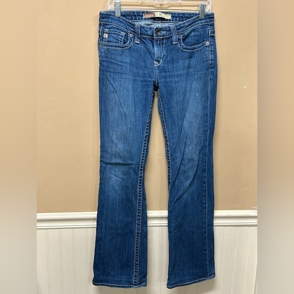 Big Star Jeans Womens 28L Remy Low Rise Fit Bootcut Jeans - Picture 1 of 7